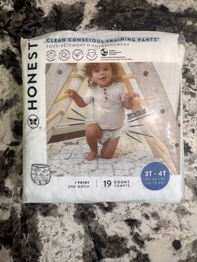 The Honest Company Clean Conscious Training Pants Size 3T-4 NIB